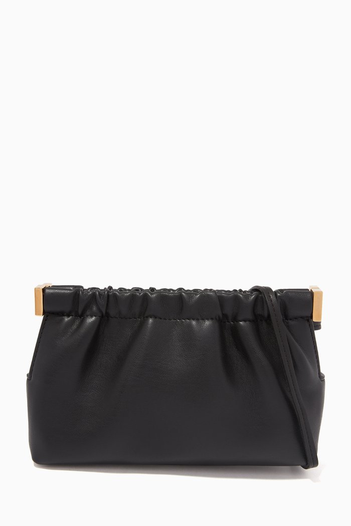 

Micro Bar Clutch in Alt-leather, Black