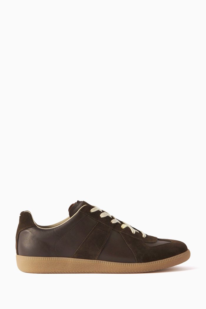 

Replica Sneakers in Nappa Leather & Suede, Multicolour