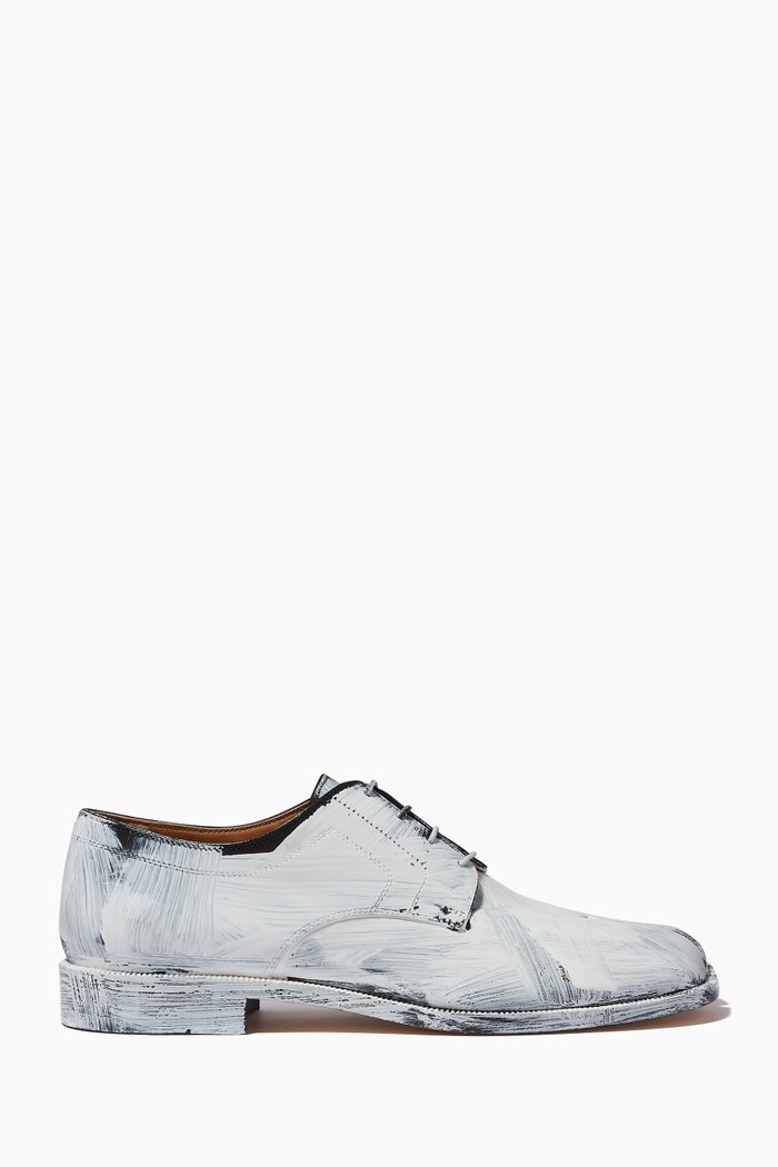 

Tabi Painted Brogues in Leather, Multicolour