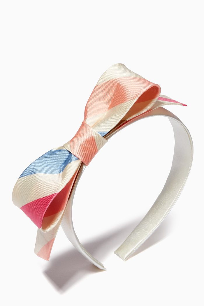 

Bow Hairband in Cotton-blend, Multicolour