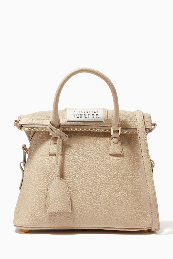 

Mini 5AC Satchel Bag in Leather, Multicolour