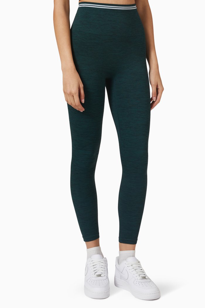 

Chisel Light High-waist 7/8 Leggings in Recycled Polyester, Green