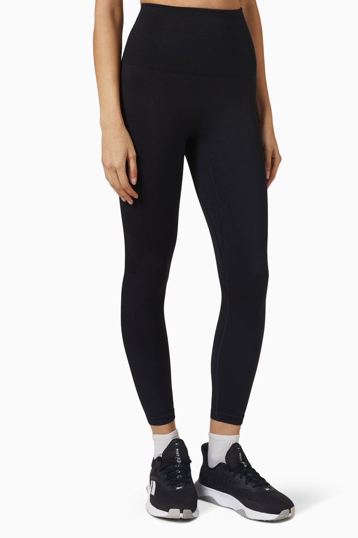 

Chisel High-waist 7/8 Leggings in Recycled Polyester, Black