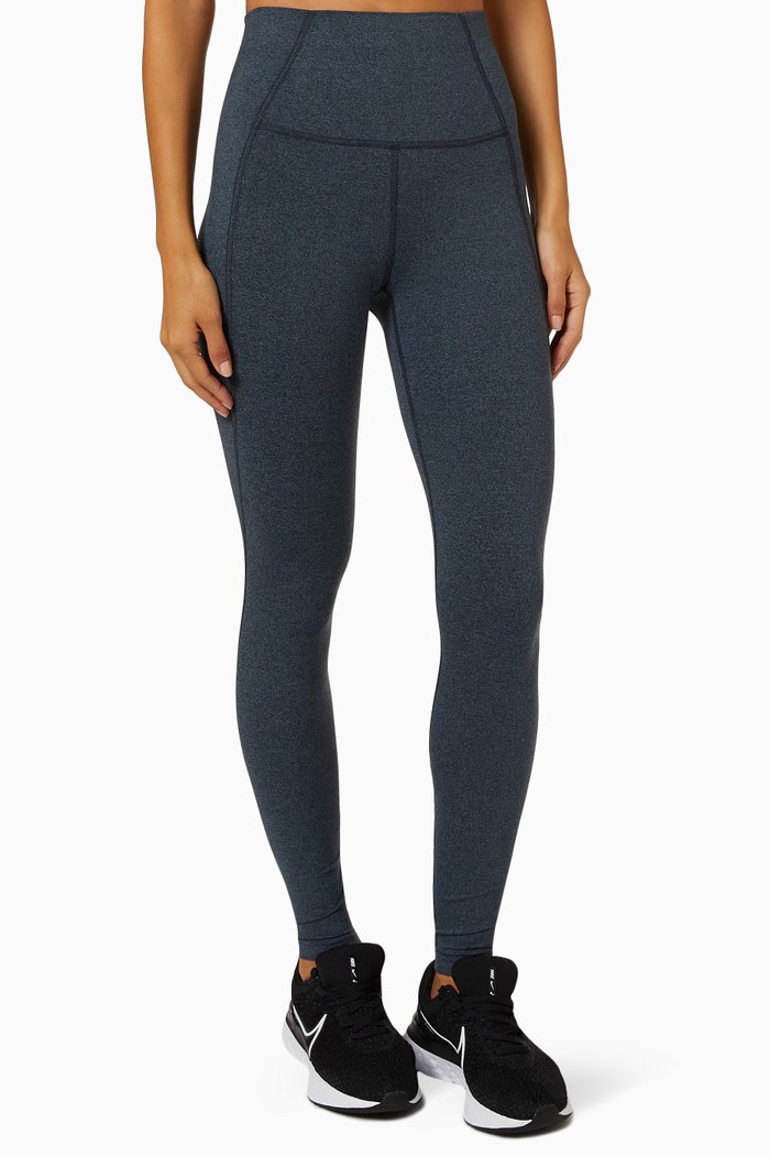 

Sunday High-waist 8/8 Leggings in Recycled Polyester, Grey
