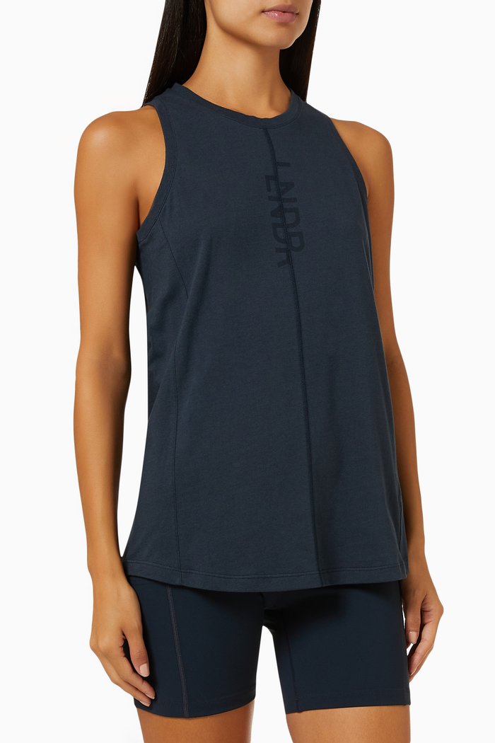 

Tomorrow Tank Top in Recycled & Organic-cotton, Blue