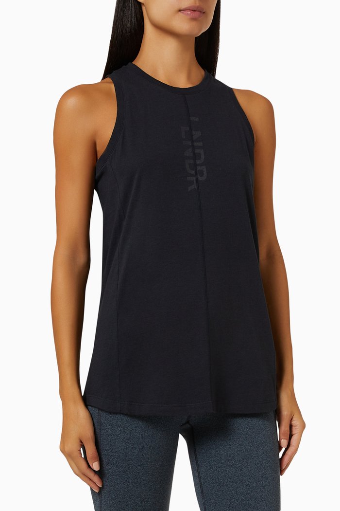 

Tomorrow Tank Top in Recycled & Organic-cotton, Black