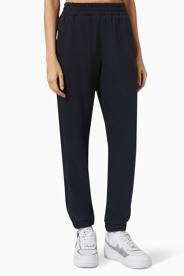 

Slow Sweatpants in Organic-cotton, Black
