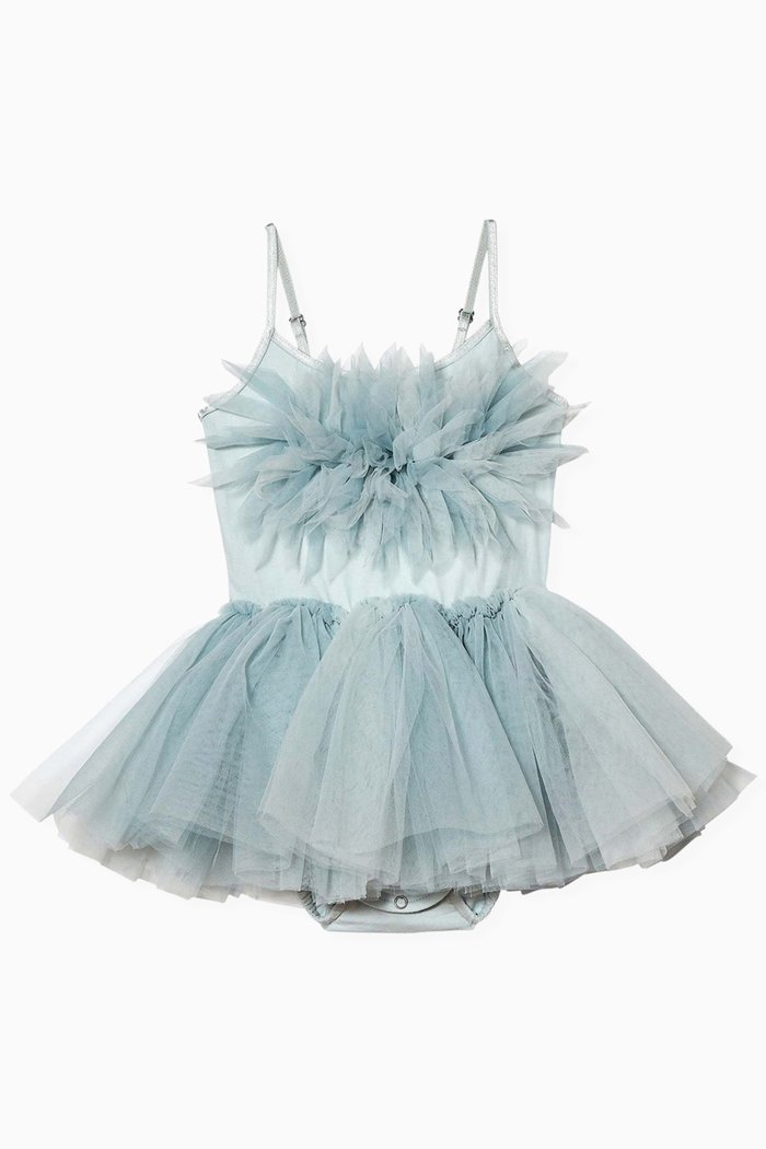 

Bebe Passion Petal Tutu Dress in Cotton & Nylon, Blue