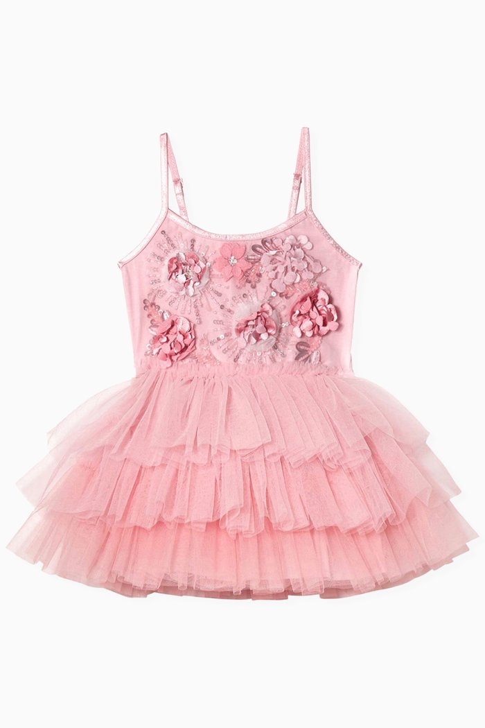 

Bebe Reverie Tutu Dress in Cotton & Nylon, Pink