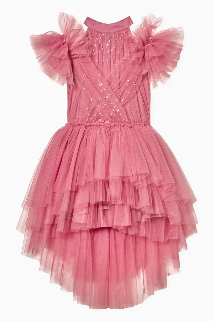 

New York Tutu Dress in Cotton & Nylon, Pink