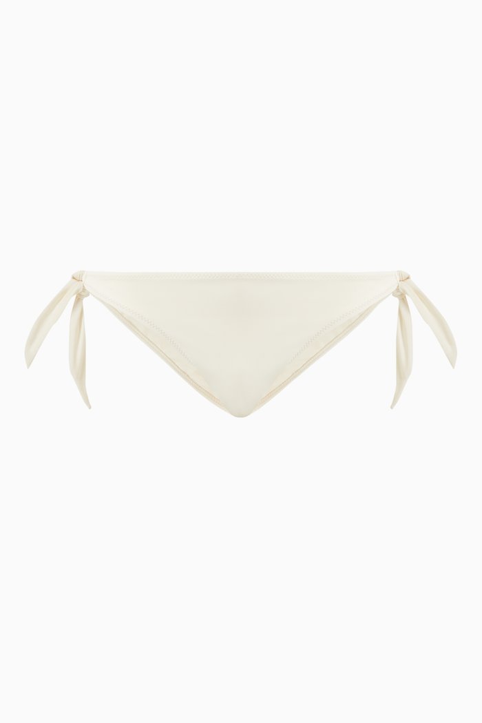 

Milos Knotted Bikini Briefs, White