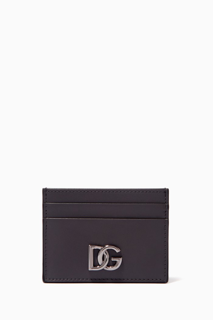 

DG Cardholder in Leather, Grey