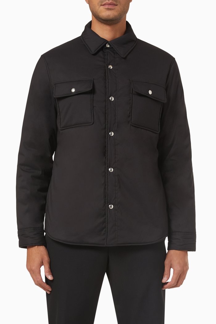 

Jacket in Technical Fabric, Black