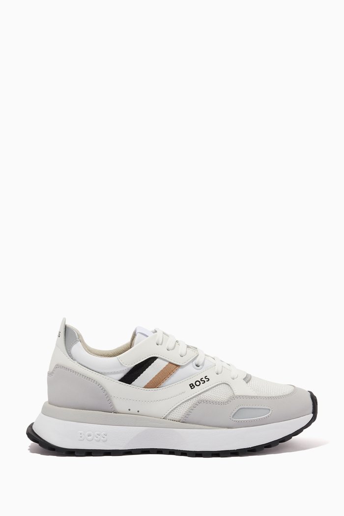 

Jonah Run Sneakers in Knit Mesh, White