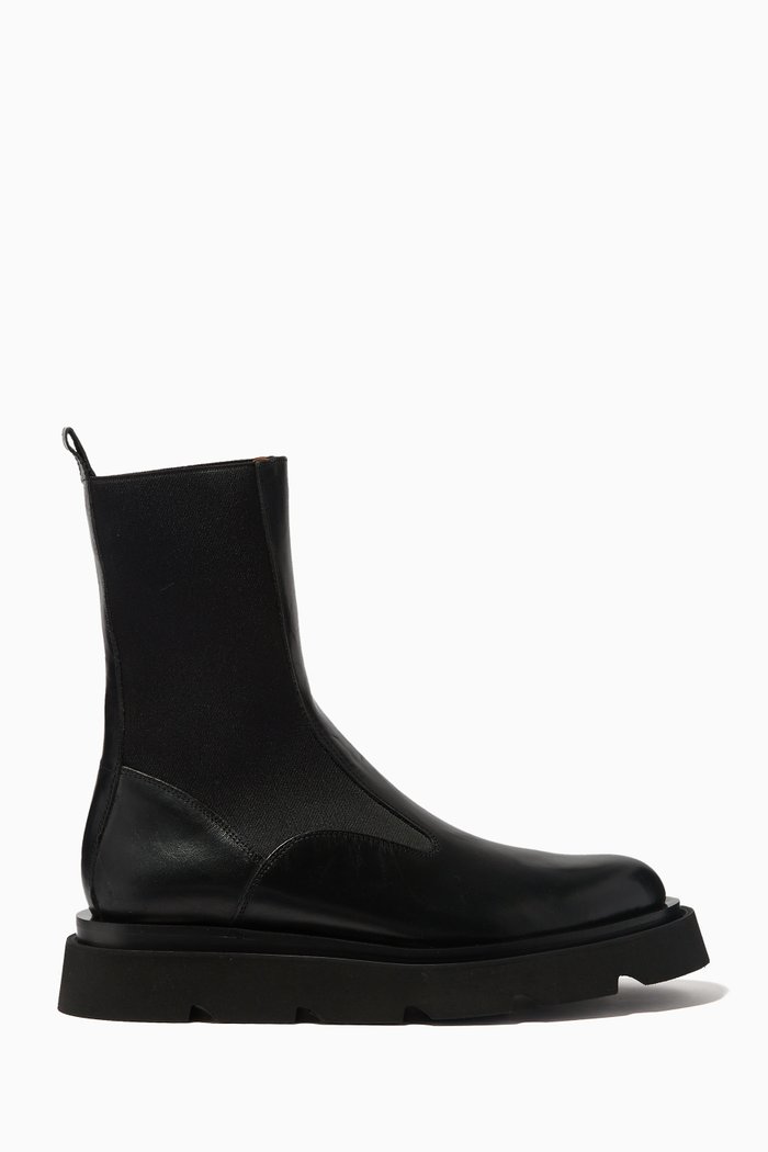 

Moncalieri Chelsea Boots in Calf Leather, Black