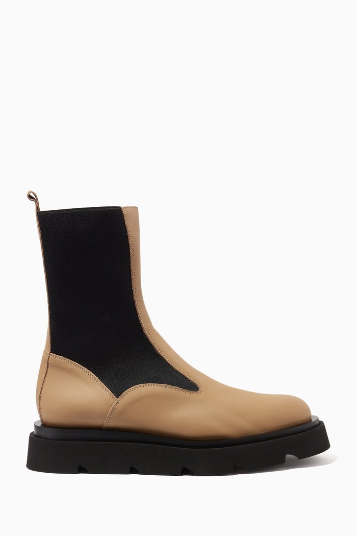 

Moncalieri Chelsea Boots in Calf Leather, Neutral