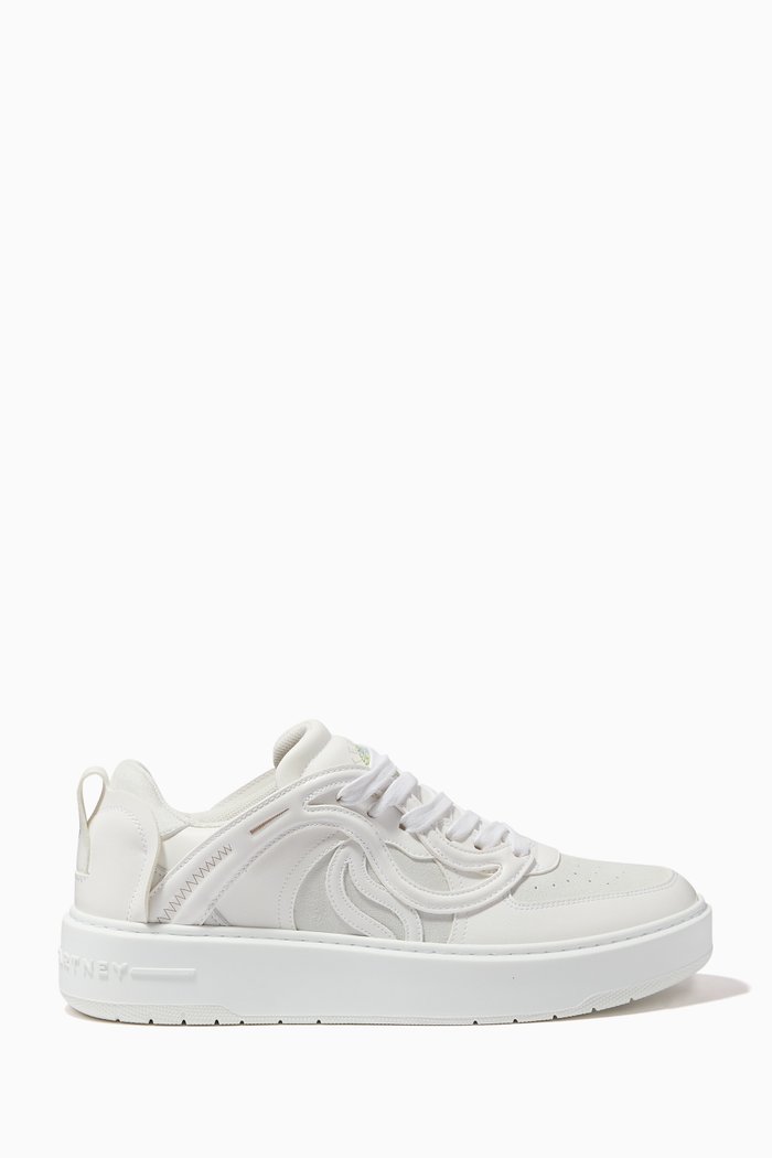 

S-Wave 1 Trainer Sneakers in Vegan-leather, White