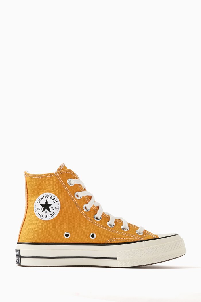 

Chuck 70 High-top Sneakers in Canvas, Yellow