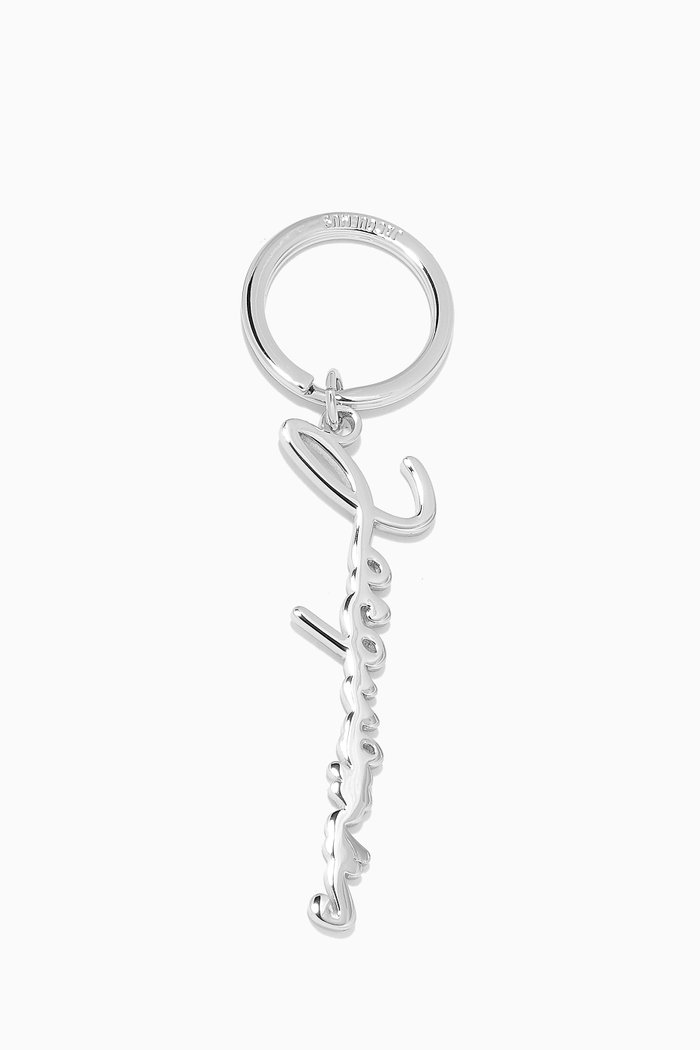 

Le Porte Clés Keyring in Brass, Silver