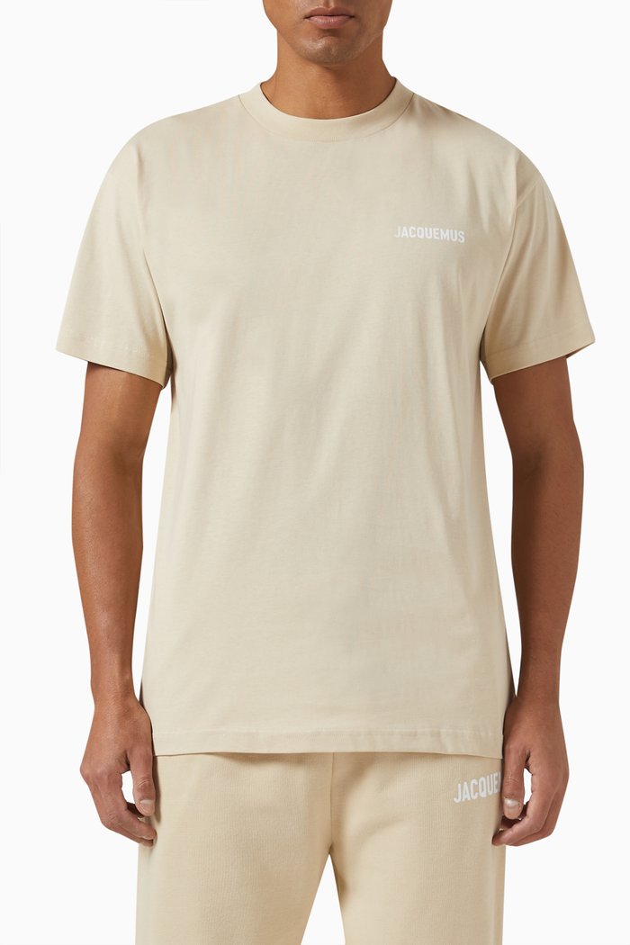 Logo T-shirt in Cotton-jersey, Neutral