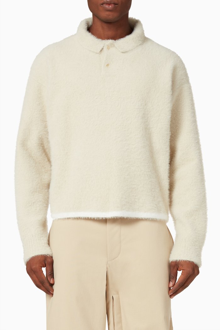 

Le Polo Neve Shirt in Stretch-nylon, Neutral