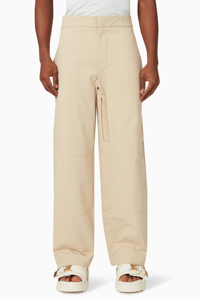 

Cozi Wide-leg Pants in Cotton, Neutral