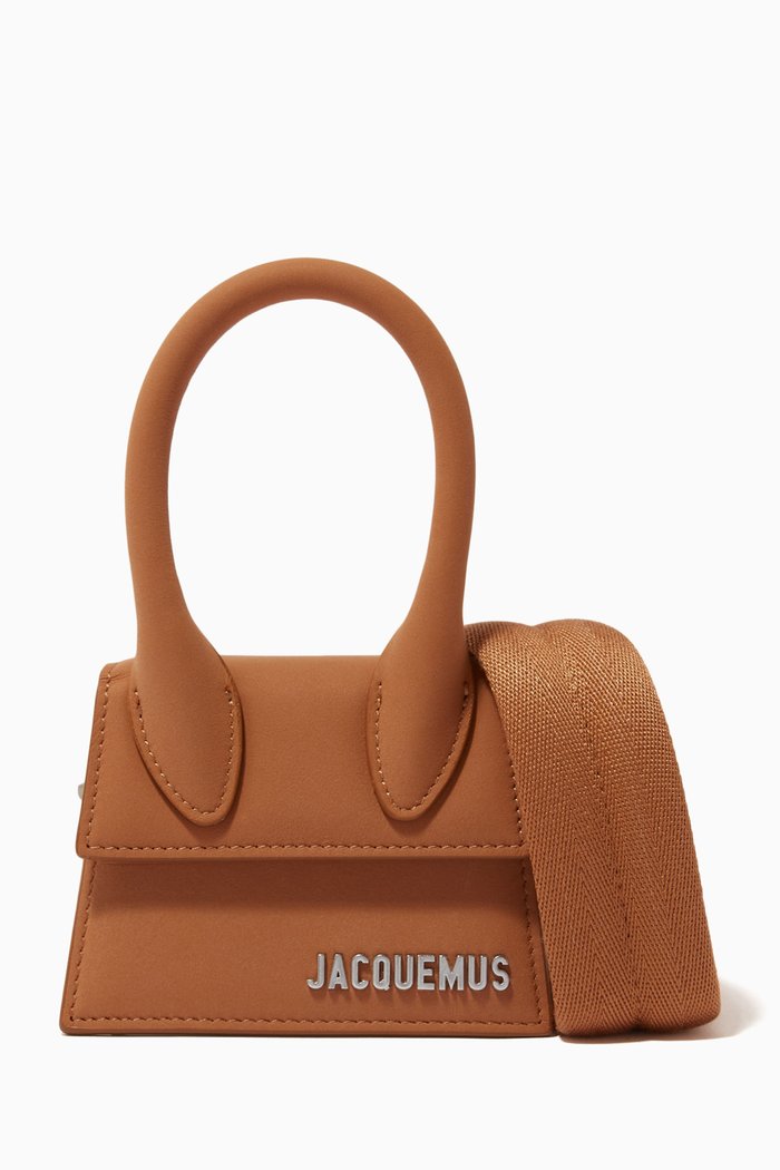 

Mini Le Chiquito Homme Crossbody Bag in Leather, Brown