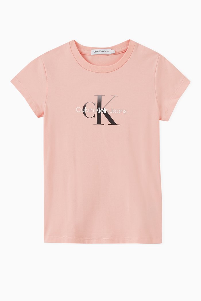 

Logo T-shirt in Cotton, Pink