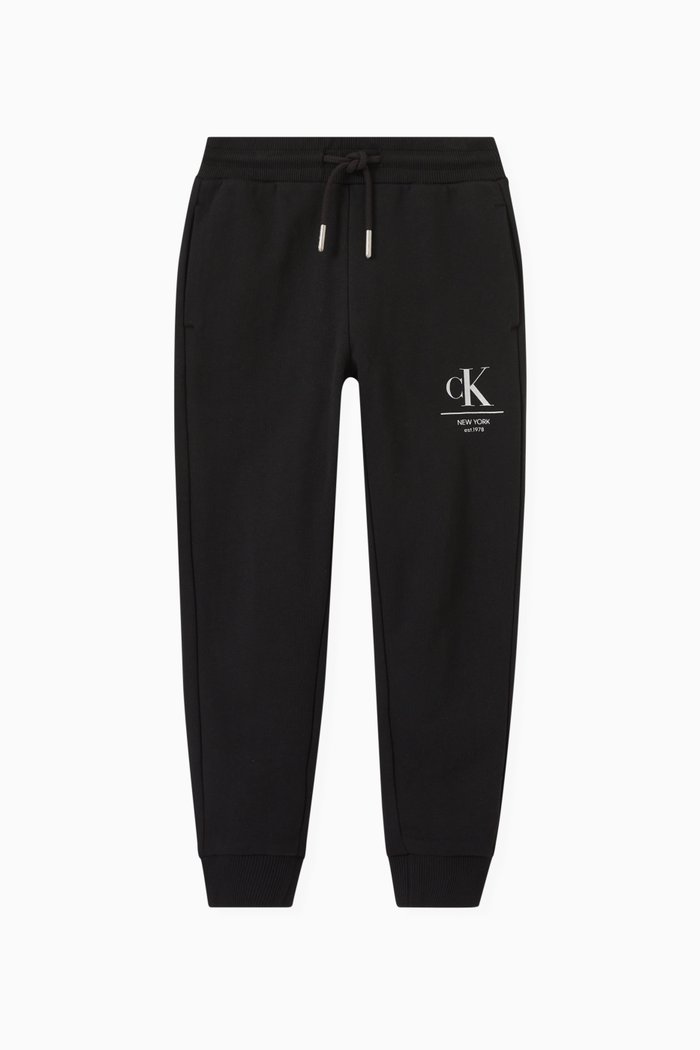 

Logo Sweatpants in Cotton, Black