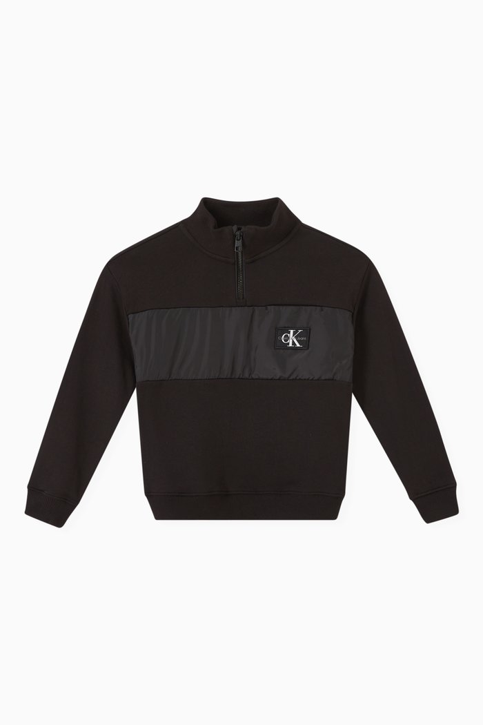 

Logo Sweatshirt in Cotton, Black