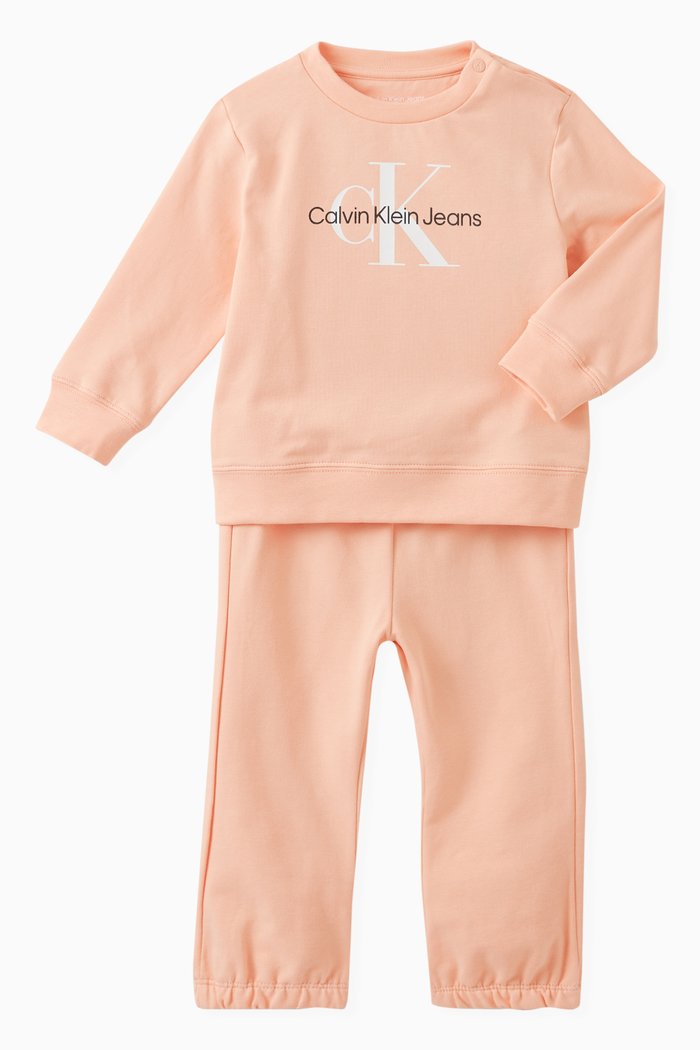 

Logo Tracksuit in Cotton, Orange