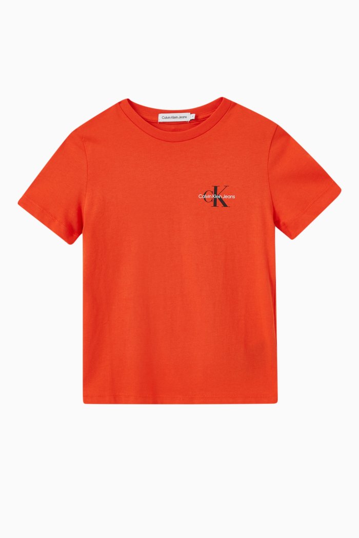 

Mini Logo T-shirt in Cotton, Orange