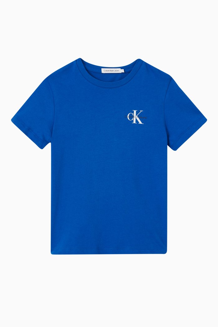 

Mini Logo T-shirt in Cotton, Blue