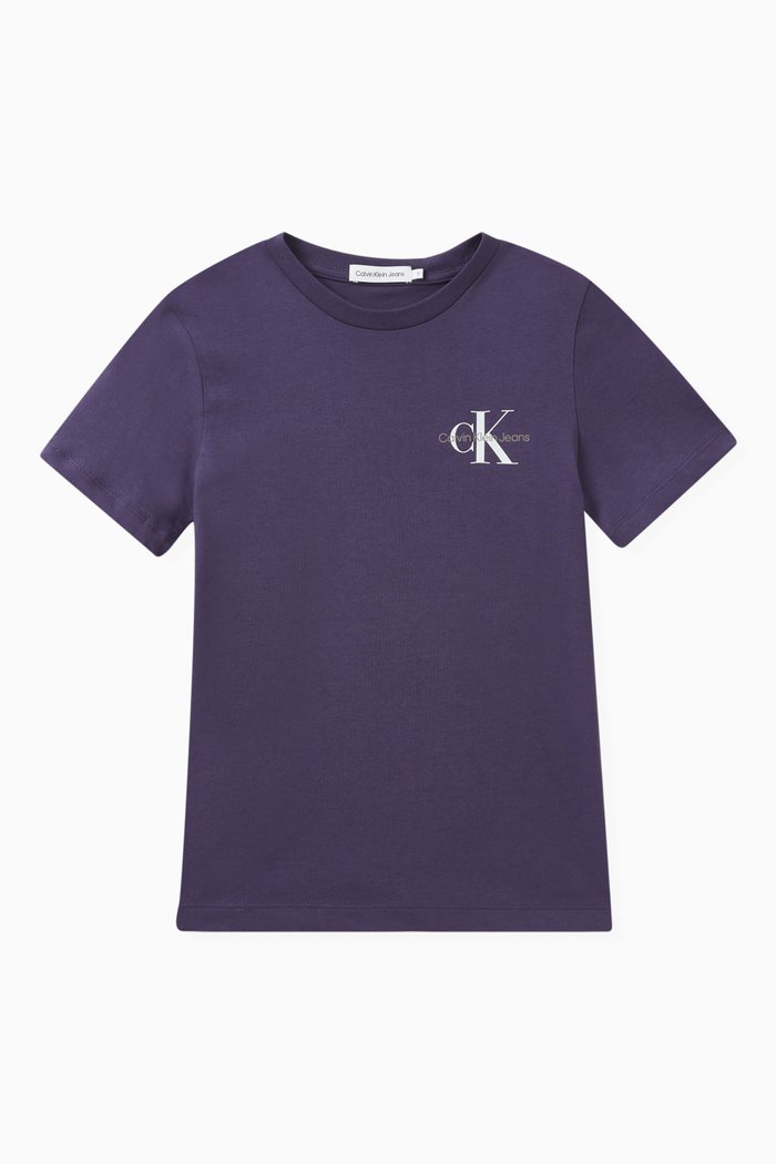 

Logo T-shirt in Cotton, Purple
