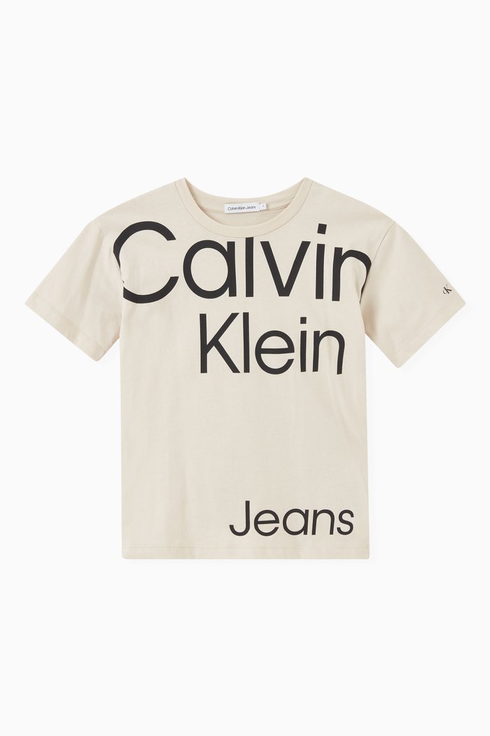 

Logo T-shirt in Cotton, Neutral