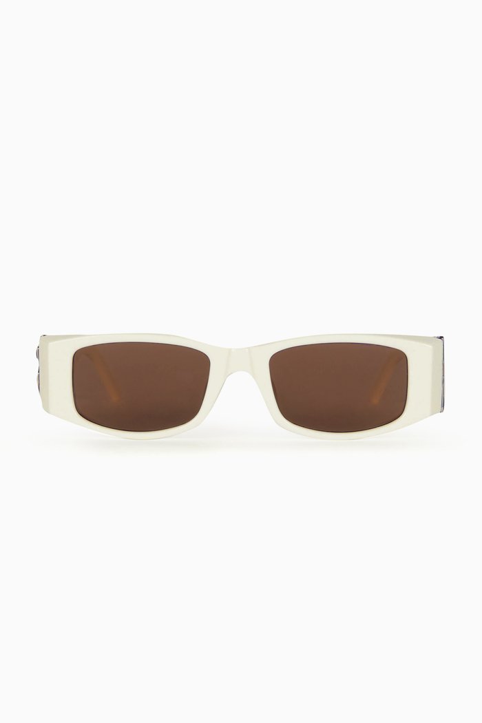Angel Sunglasses in Acetate, White