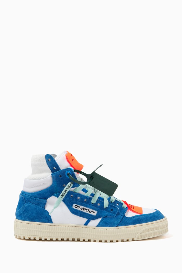 

Off Court 3.0 High-top Sneakers in Suede & Canvas, Blue