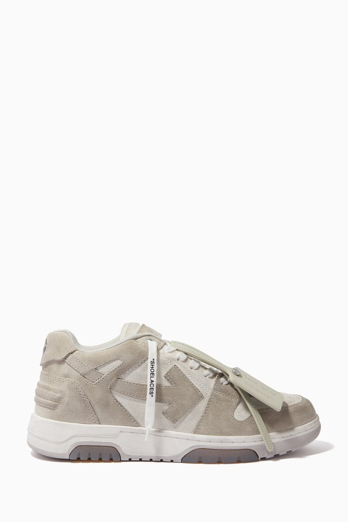 

Out of Office "OOO" Sneakers in Suede Leather, Grey