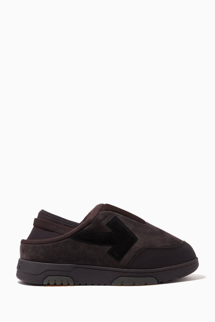 

Out of Office Mules in Suede, Black