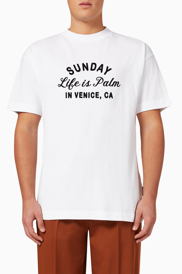 Sunday Classic T-shirt in Cotton, White