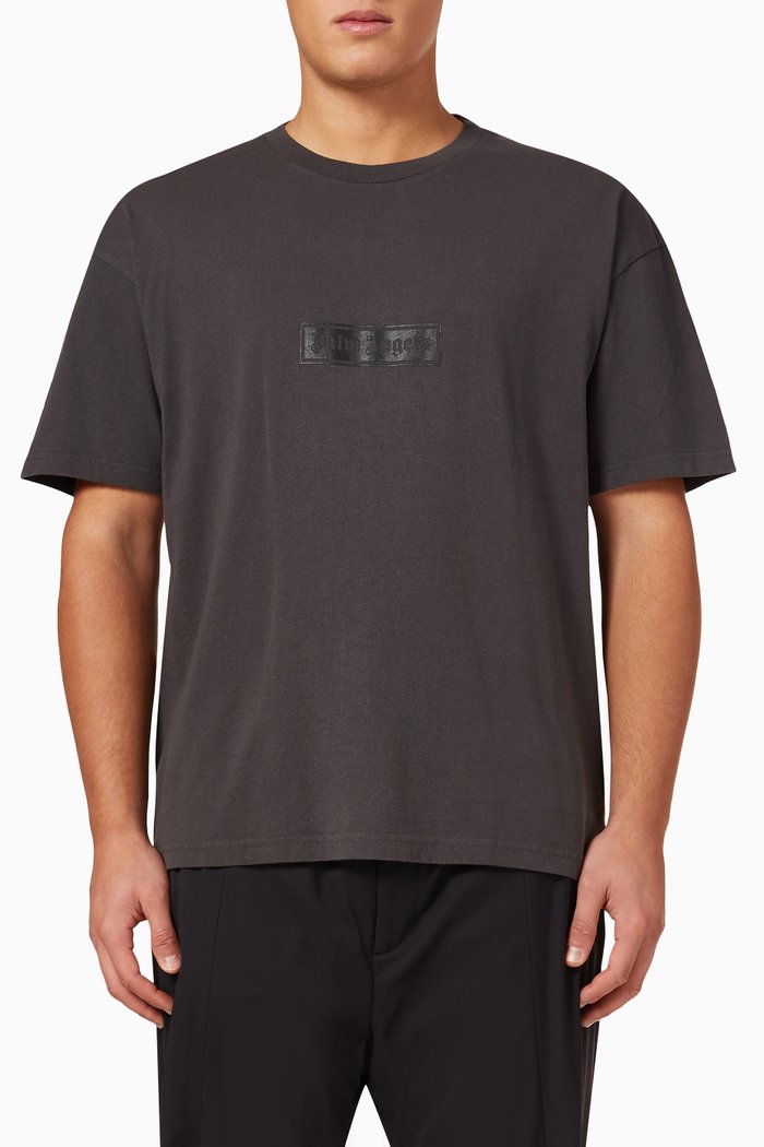

Box Logo T-shirt in Cotton, Black