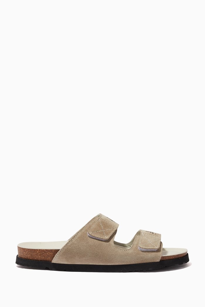

Palm Angels Sandals in Suede, White