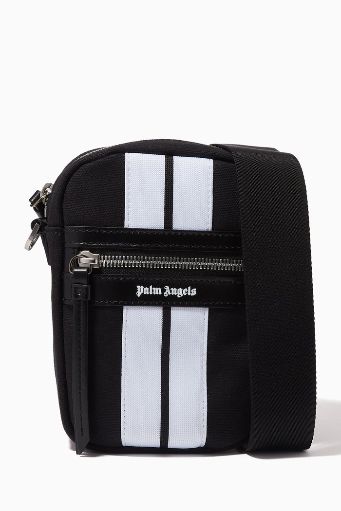 

Venice Track Crossbody Bag in Nylon, Black