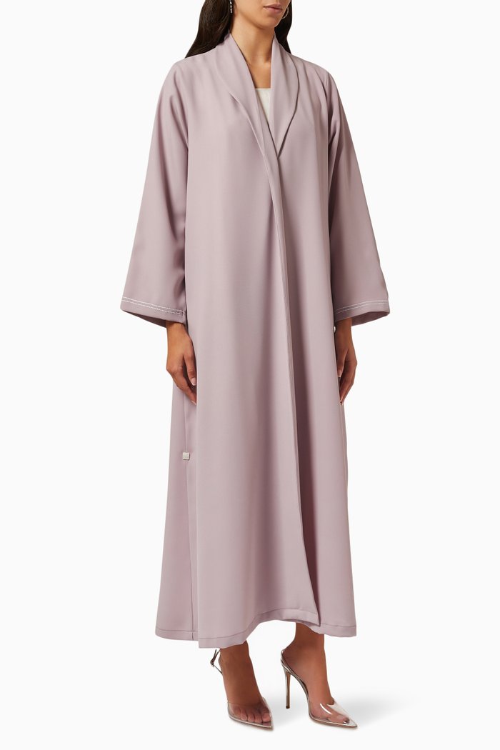 

Zainah Abaya in Crepe, Grey