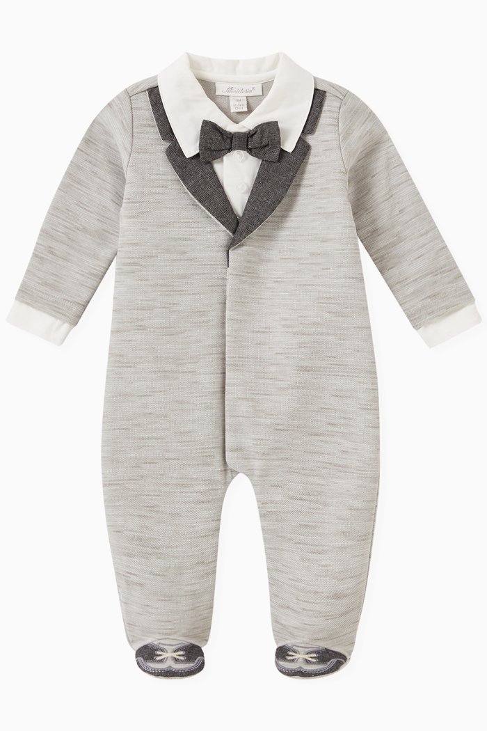 

Tuxedo Pyjama in Jersey, Grey