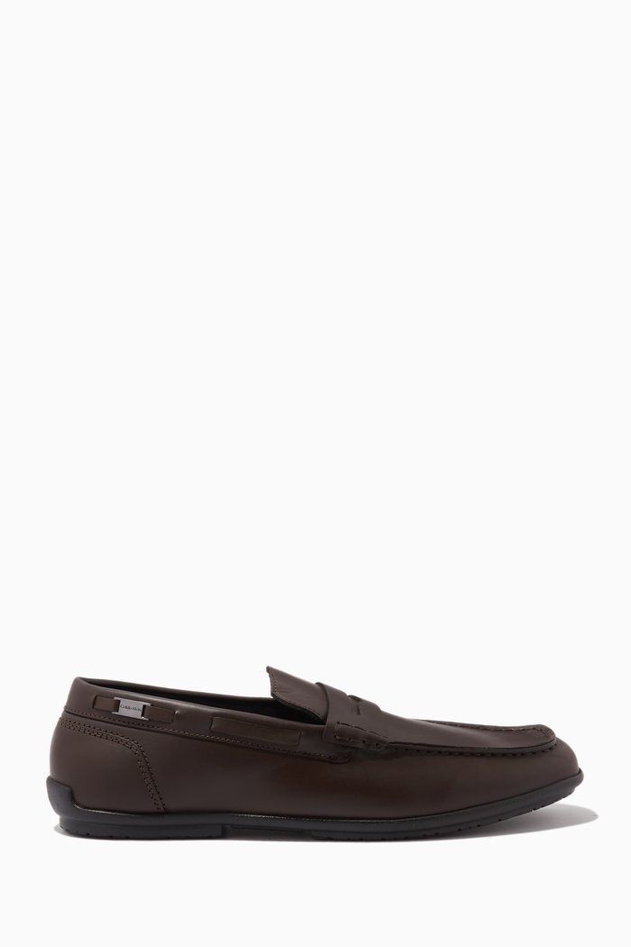 

Driver Shoes in Leather, Brown