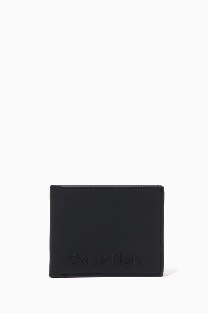 

Billfold Wallet in Faux Leather, Black
