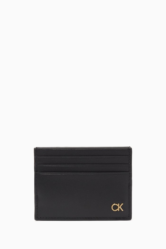 

Card Holder in Leather, Black