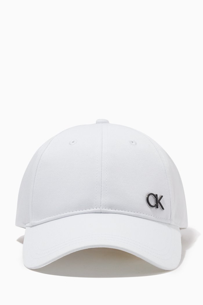

Logo Cap in Organic Cotton Twill, White