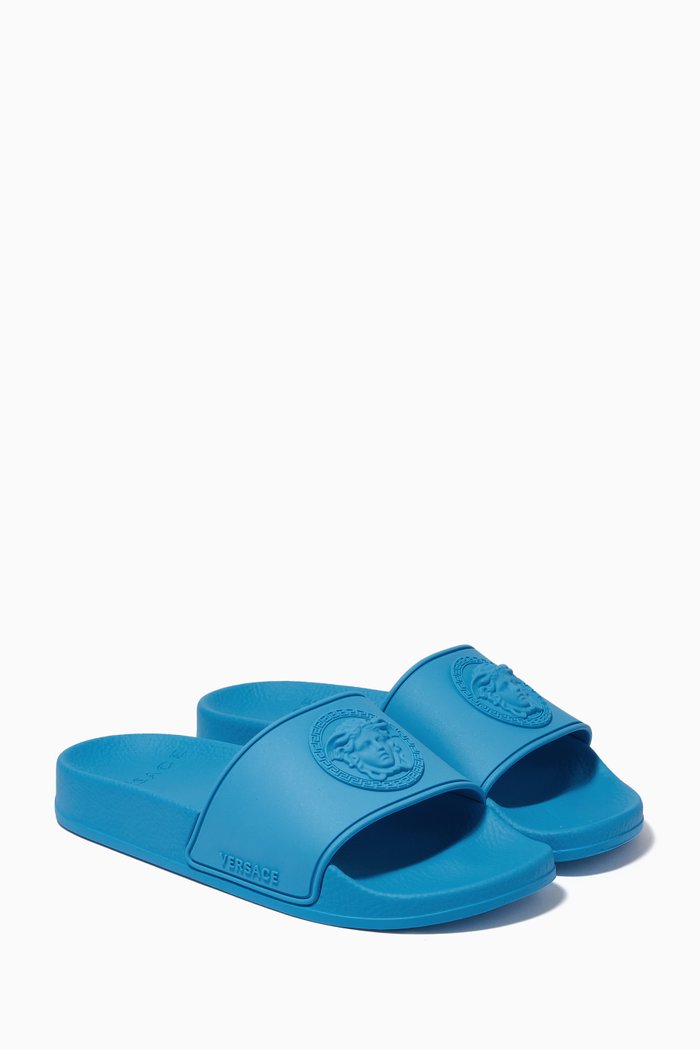 

Medusa Pool Slides in Rubber, Blue